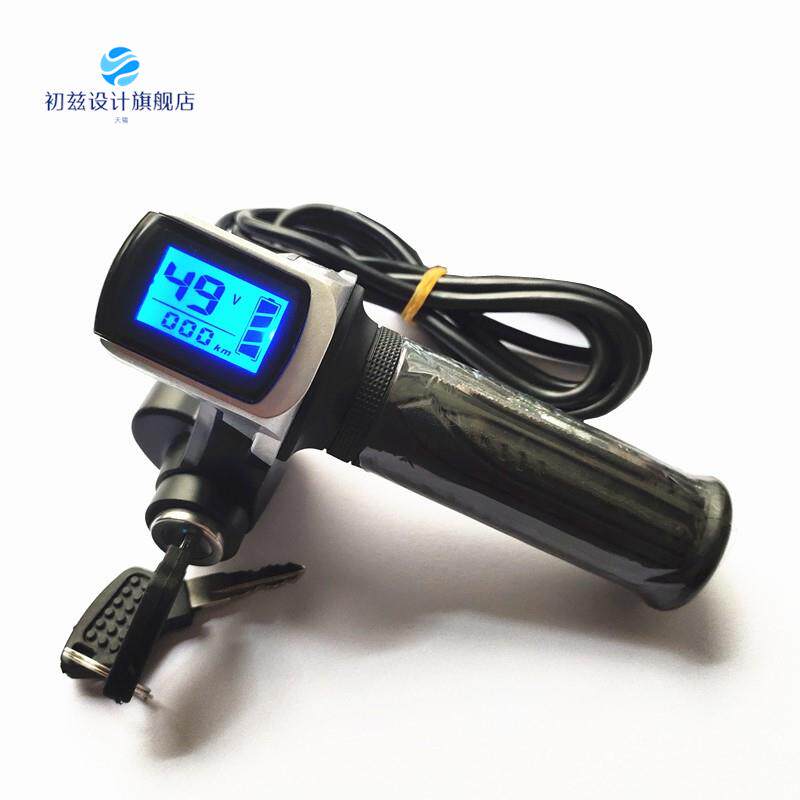 折叠锂电动车转把液晶表36v48v滑板电瓶车加速把数码显示速度表怎么样,好用不?