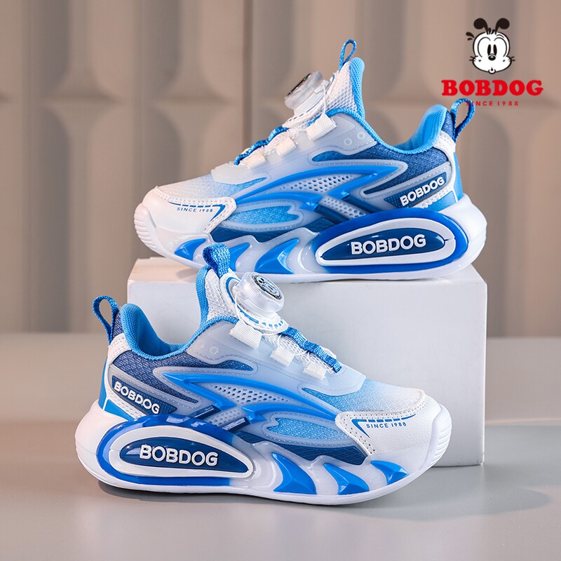 巴布豆童鞋儿童运动鞋透气网面小孩子网鞋春秋新款中大童男童鞋子