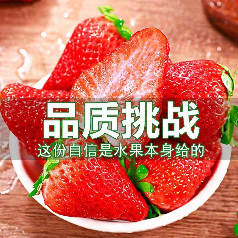 红颜草莓牛奶草莓大凉山草莓非催熟丹东99草莓四季草莓新鲜商用怎么样,好用不?