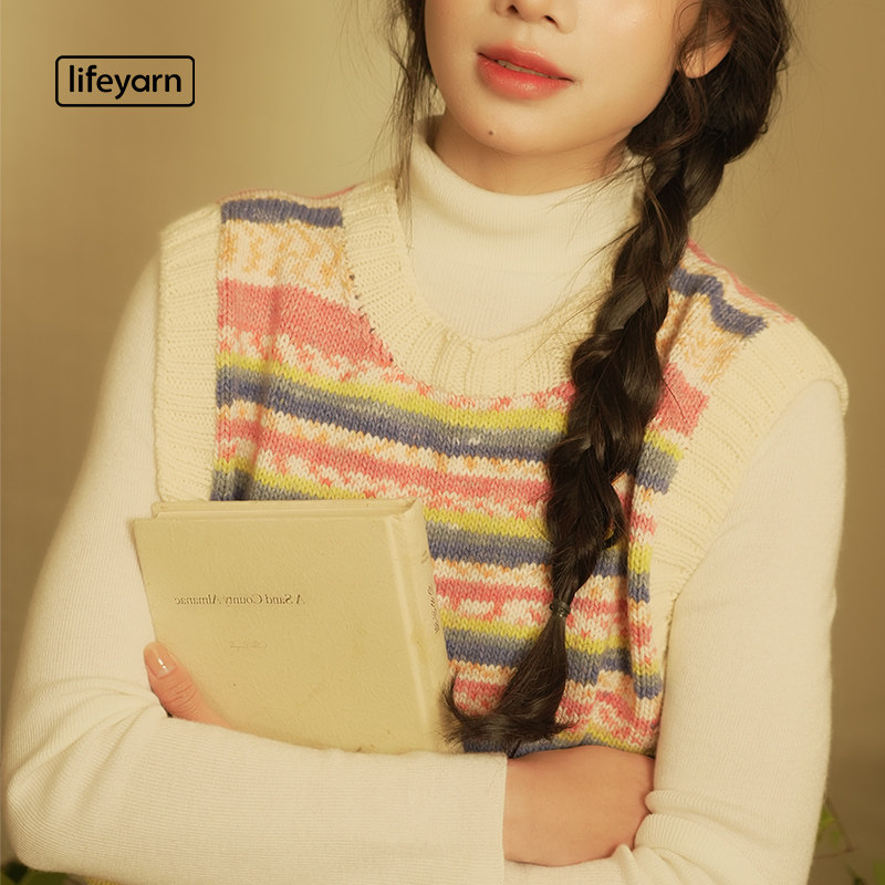 lifeyarn可可段染背心