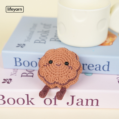 lifeyarn新品可可中秋材料包巧克力月饼钩针小物玩偶材料包编织