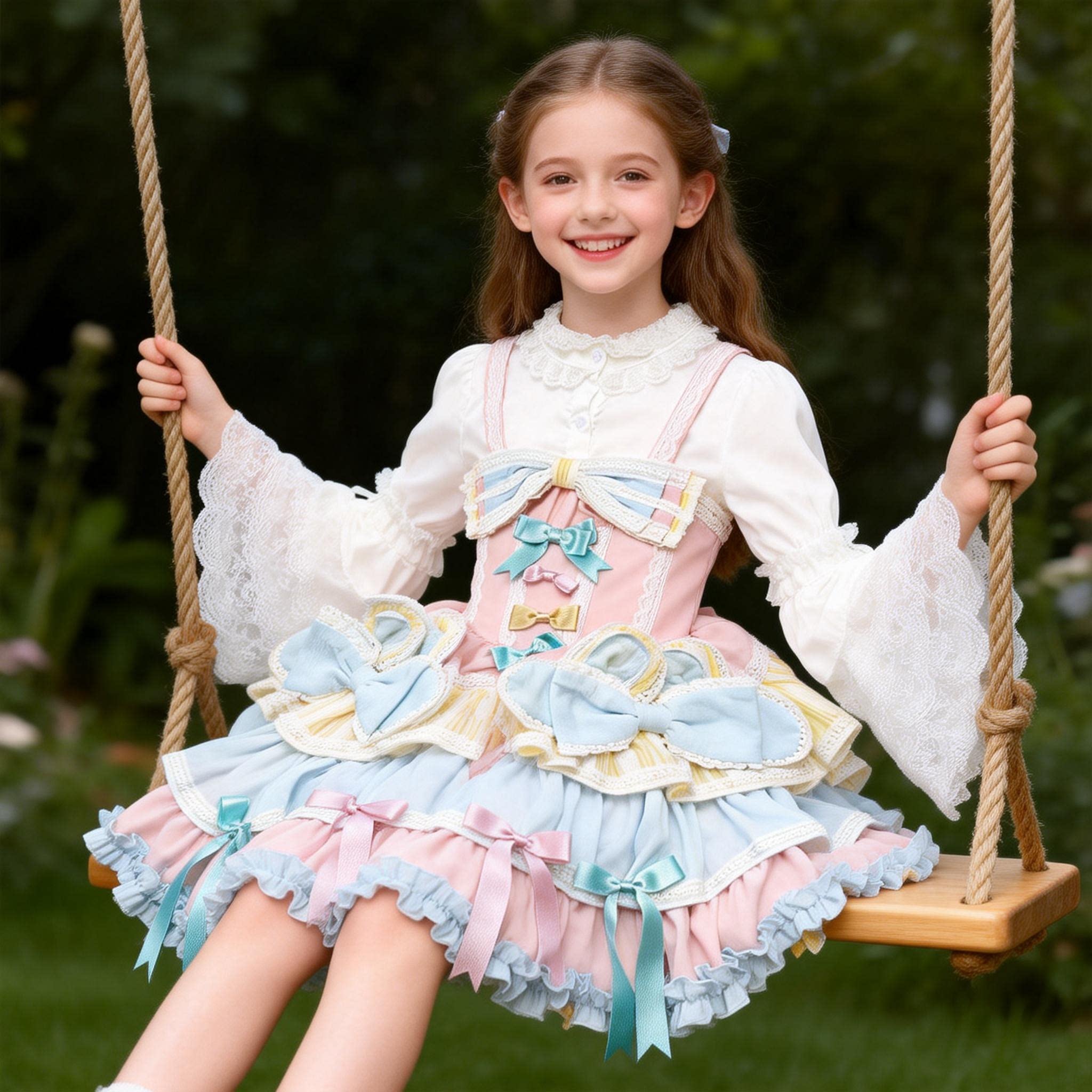 女童春季洛丽塔公主裙2026新款儿童lolita生日连衣裙女孩礼服裙子