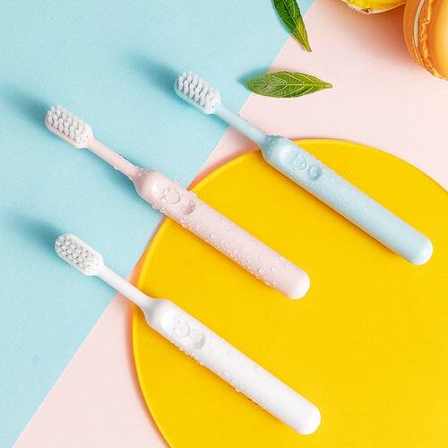 MINISO名创优品软毛护龈表情儿童牙刷三支装家用学生儿童幼儿软毛