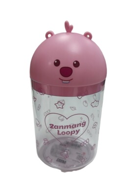 名创优品MINISO赞萌露比系列桌面翻盖收纳桶loopy海狸收纳可爱