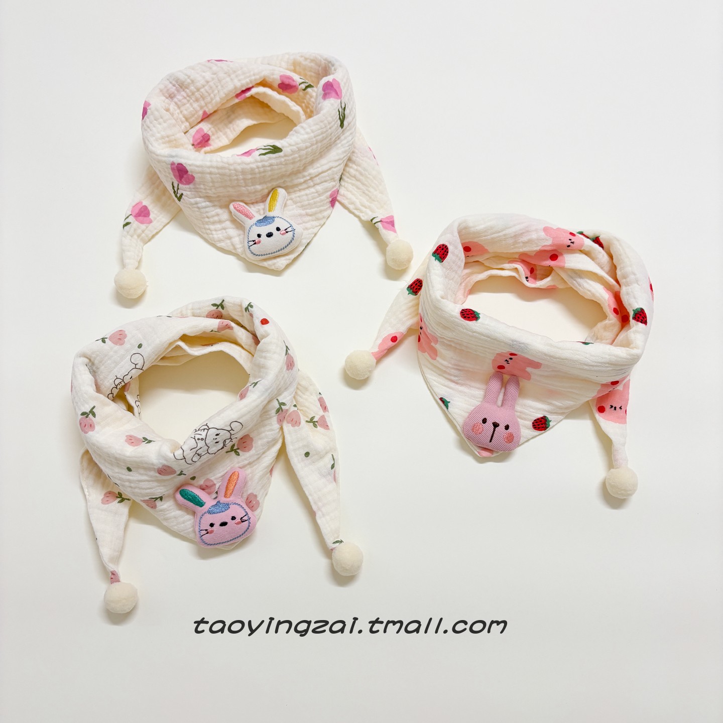 宝宝围巾春秋款保暖三角巾护脖