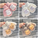 儿童手套保暖冬季 宝宝防寒加绒加厚包套男女童可爱柔软全包连指套