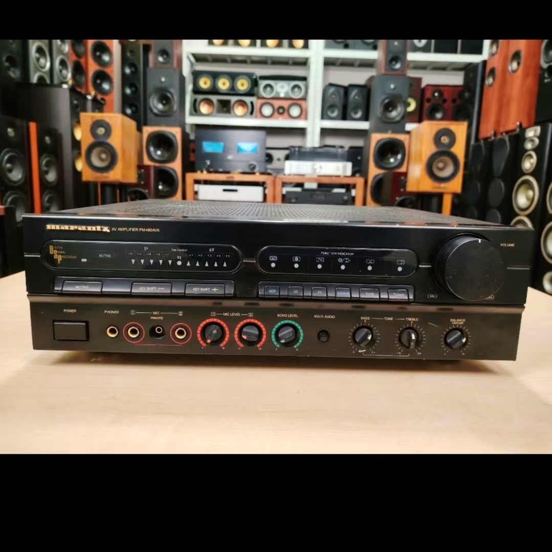 二手日本马兰士PM480AVK发烧音乐K歌卡拉OK功放家庭影院音响