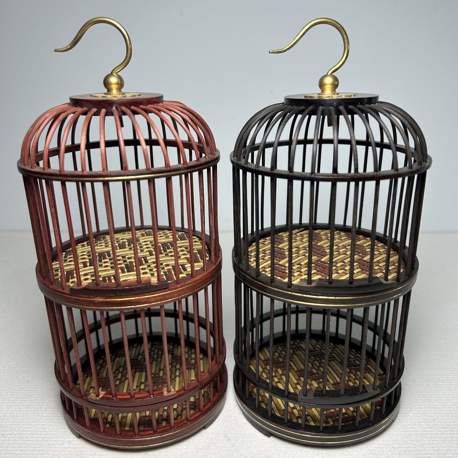 精品双层蝈蝈笼纯手工大