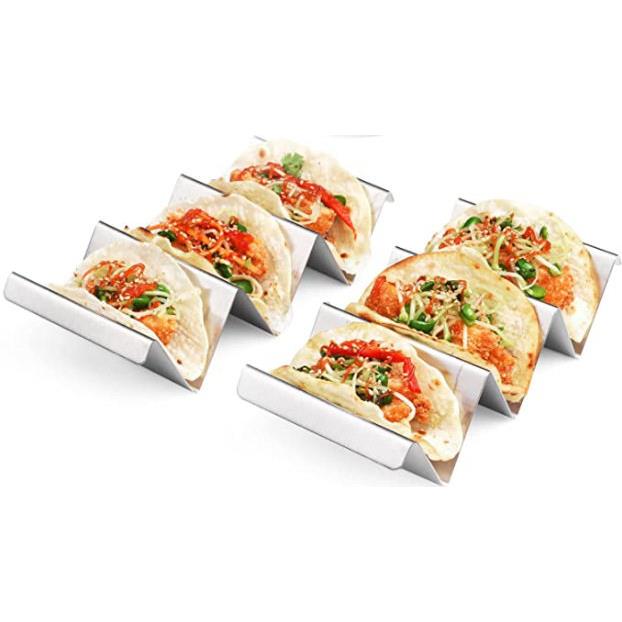 商用食品展示架墨西哥taco小吃taco展示架子塔克不锈钢展示架图片