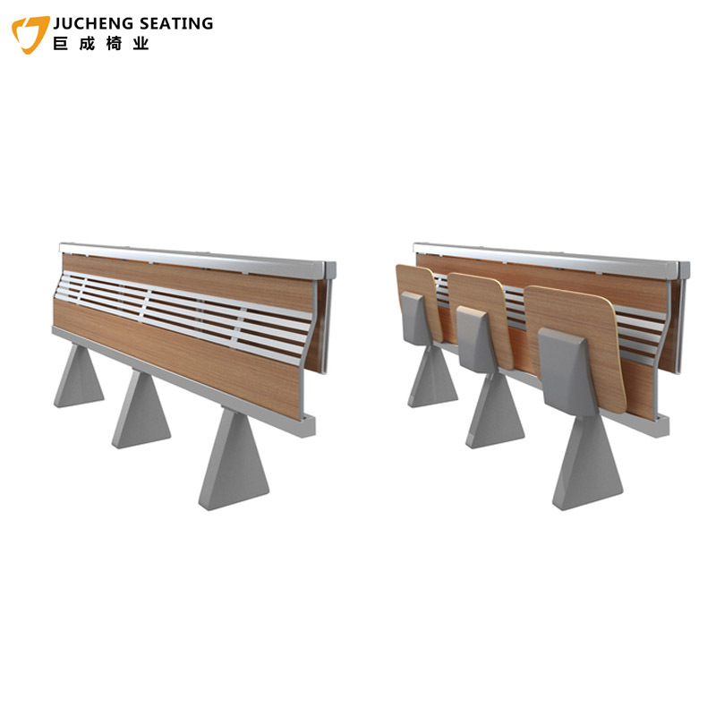 阶梯教室折叠写字板铝合金连排桌椅合班礼堂座椅商用礼堂座椅