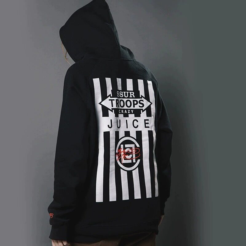 SSURPUS联名CLOT口香糖卫衣连帽