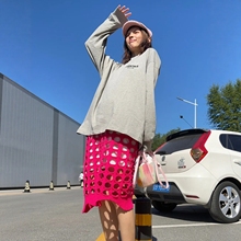 官网正品essentials长袖t恤男女SS22植绒fog复线外套打底衫美式潮