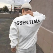 正品 essentials卫衣圆领男女fog上衣反光复线美式 宽松植绒潮牌19