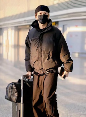 正品essentials棉服男女外套反光棉衣羽绒服FOG复线美式潮王嘉尔