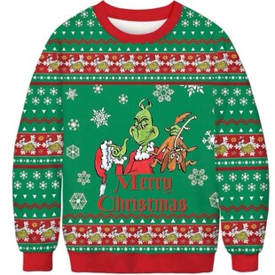 Sweater Christmas Unisex Men Vacation圣诞节 Funny Women Ugly