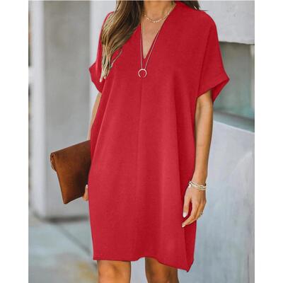 Summer clothes plus size women loose casual dress lady skirt