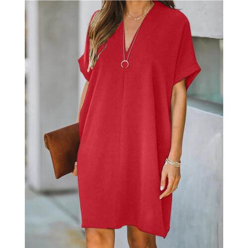Summer clothes plus size women loose casual dress lady skirt