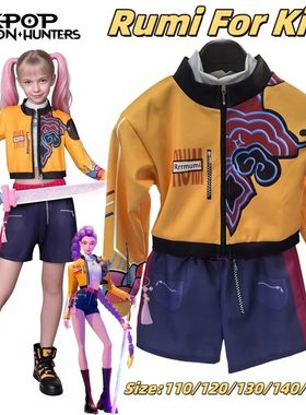 K-Pop Rumi Zoey Mira Demon Hunters Cosplay Costume for Girl