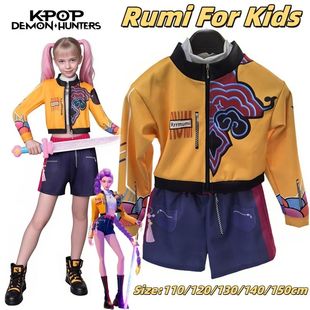 K-Pop Rumi Zoey Mira Demon Hunters Cosplay Costume for Girl