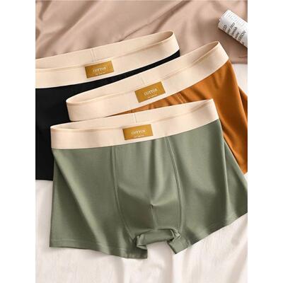 3pcs Men Underwear Cotton BoxerShorts Hombre Panties Man Bre