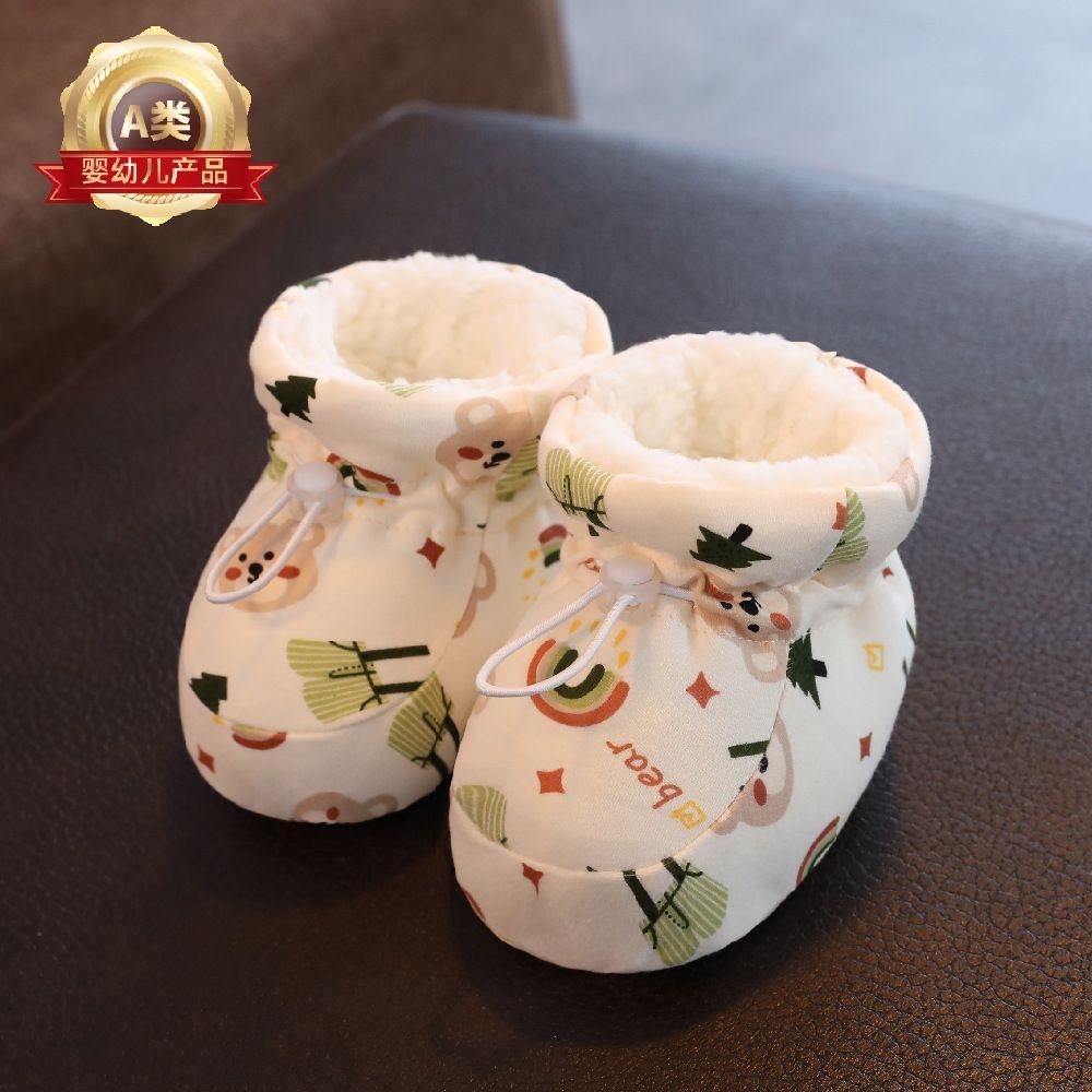 婴儿步前鞋软底学步不掉布鞋