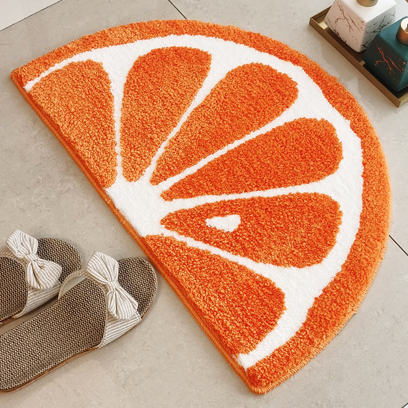 半圆形门口地垫入户门阳台卧室ins风吸水垫子卫生间浴室防滑脚垫,居家布艺,家用脚垫,淘宝优惠券,粉丝福利购,淘宝优惠卷