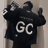 A31/特P138控178秋冬社会小伙炸街GC毛巾绣羊羔毛棉衣外套男黑首2,男装棉衣,星座305B,四季星座 A31/特P138控178秋冬社会小伙炸街GC毛巾绣羊羔毛棉衣外套男黑首2,男装棉衣,星座305B,四季星座