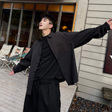 2025新款春秋季肌理感通勤长袖衬衫轻奢韩系百搭外套S101/P58控78，男装衬衫，星座305B