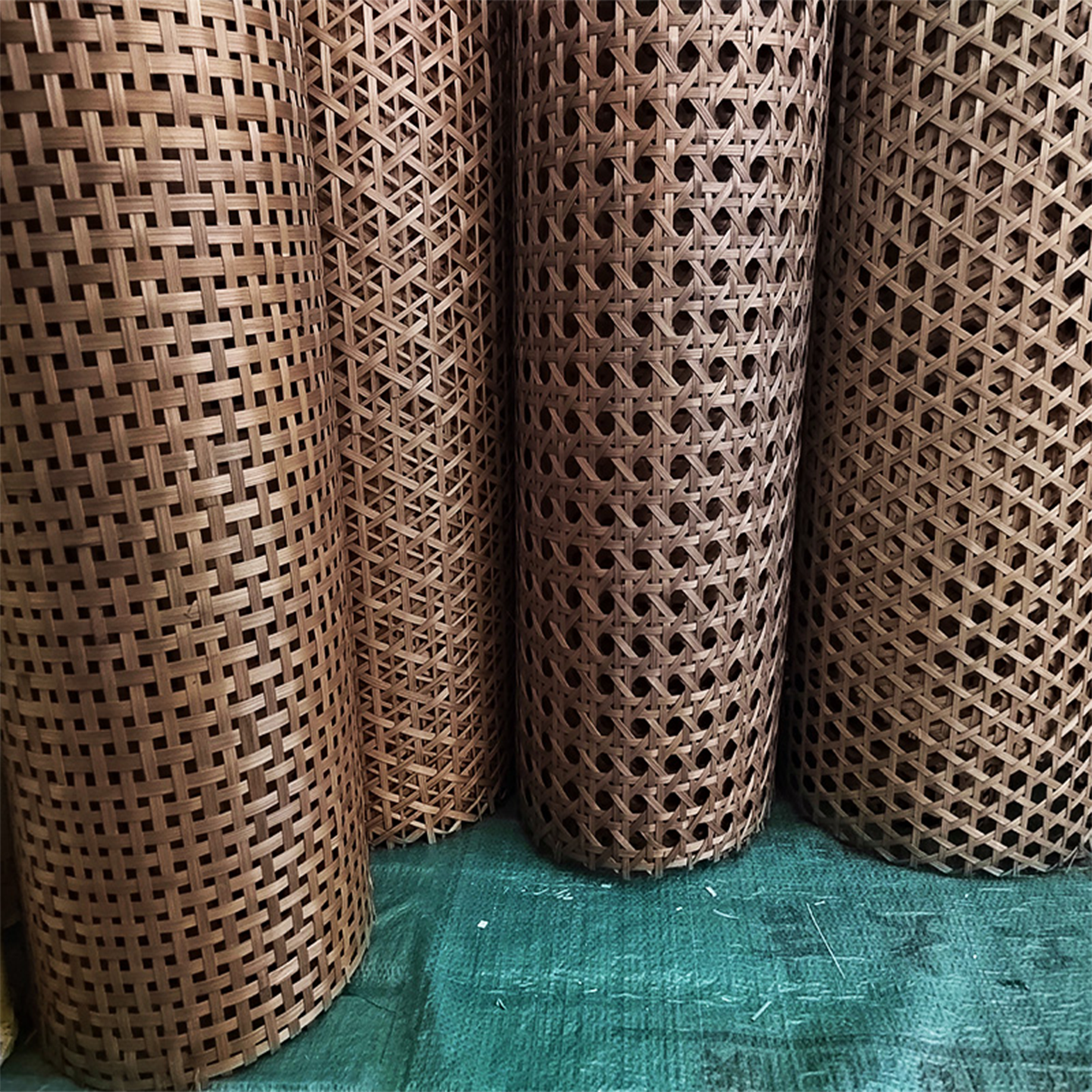 镂空竹编碳化色复古装饰装修吊顶