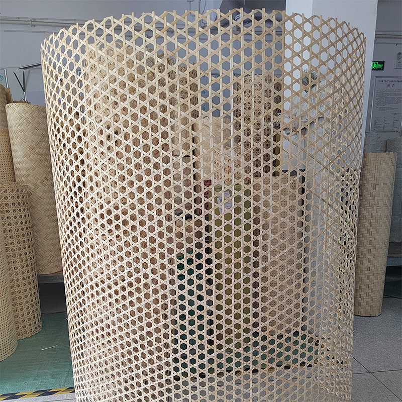 六角孔竹编吊顶装饰材料