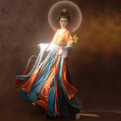 璟衣华裳 栖迟梵宇 唐制襦裙西域舞姬敦煌飞天舞蹈演出服汉服女