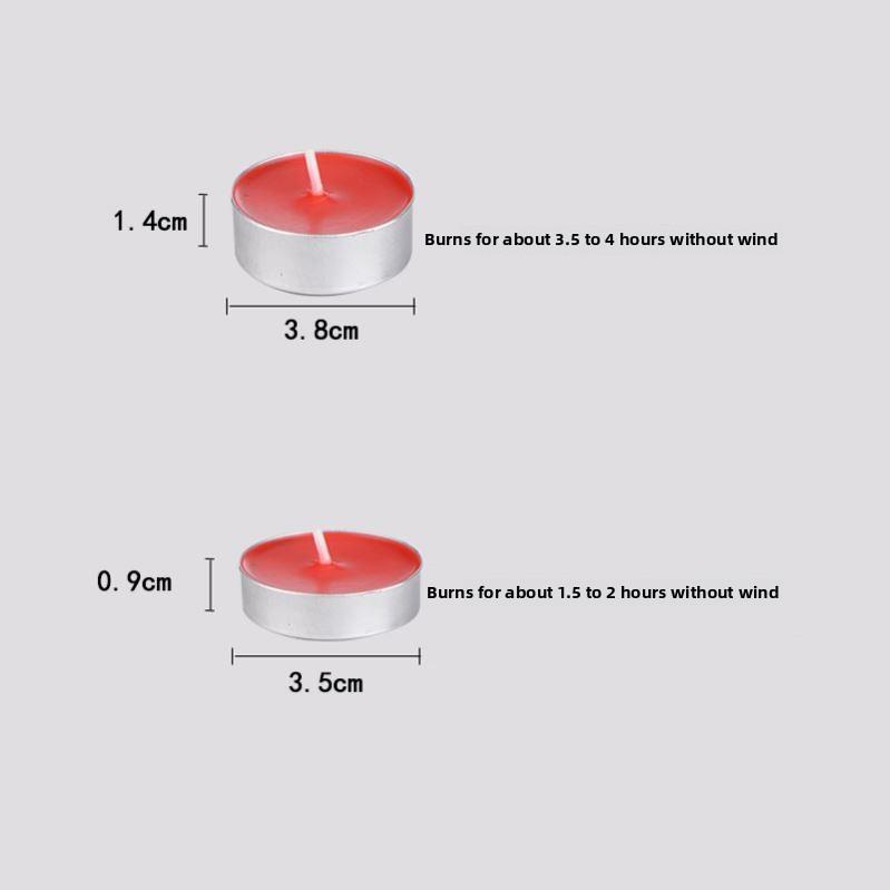 50pcs/Pack Flameless Candles Tea Lights Candle Tealight