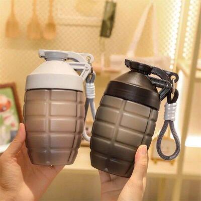 600ml Fitness Sports Water Bottle Fashion Simple Shaker Cup