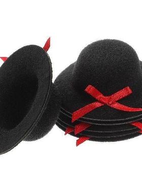6 Pcs Mini Top Hat Tiny for Decor Delicate Hats Craft