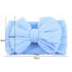 Baby Headband Layers Cable Headwea Nylon Bow Child Solid for