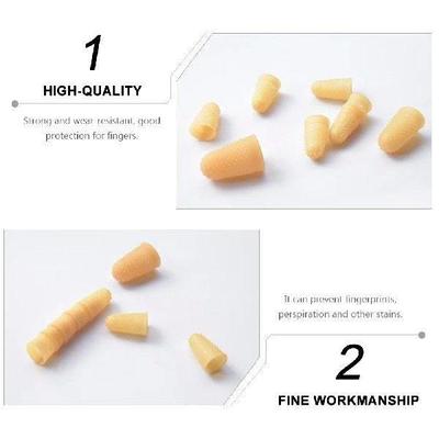 25 Pcs Pockmarked Finger Cots Covers Anti-static Tips Dots