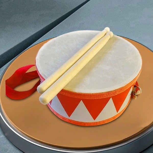 Kids Drum Set 6 Inch Wooden Snare Drum Educational Sensory
