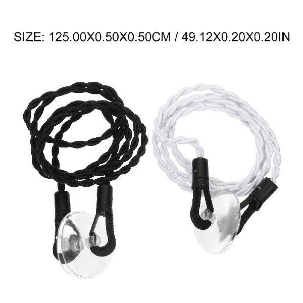 2 Pcs Camping Clothesline Portable Retractable Laundry