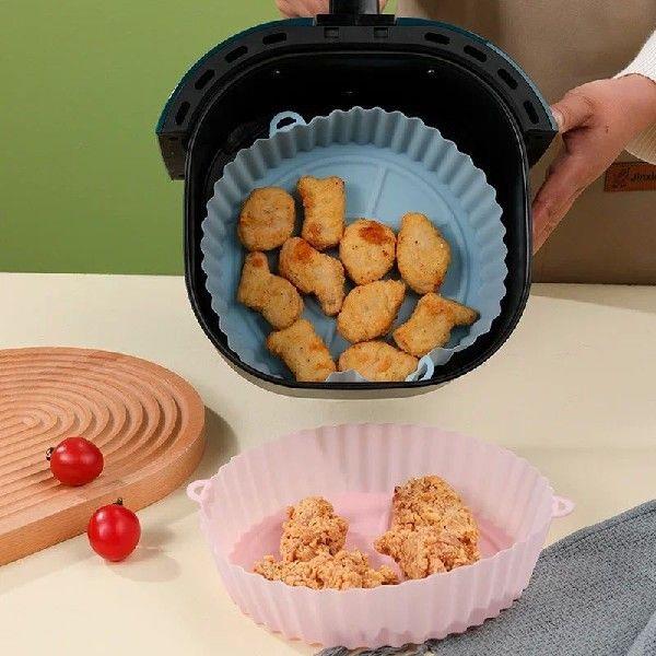 18cm Air Fryers Oven Baking Tray Fried Pizza Chicken Basket