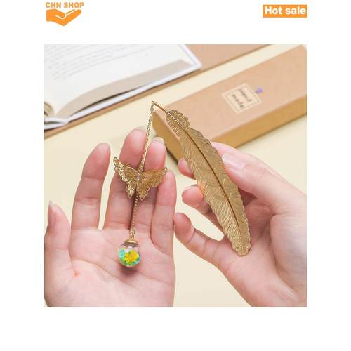 Metal feather bookmark Gifts for teacher lady Gift Christmas