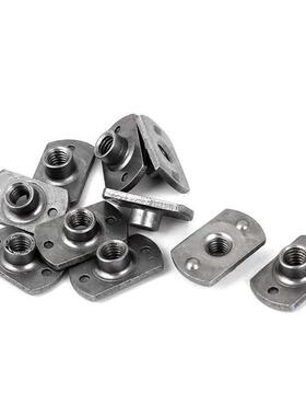 M6 Carbon Steel Slab Base T-Shaped 2 Projection Weld Nuts