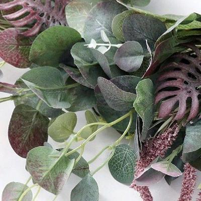 Elegant Artificial Window and Door Wreath Decorative Green