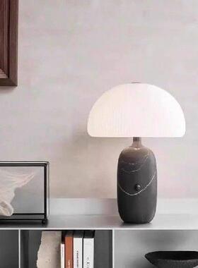 tmodern minimalist glass desk lamp Nordic Cream Style