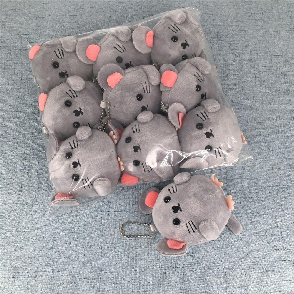 9PCS Mouse Doll , Stuffed Plush Animal Mouse Gift , Keys Pen
