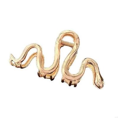 W8KF Cool Metallic Feeling Hair Claw Woman Ponytail Hair