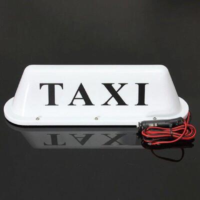 Car Truck Taxi Cab Sign Roof Dome LED Light Lamp Shell