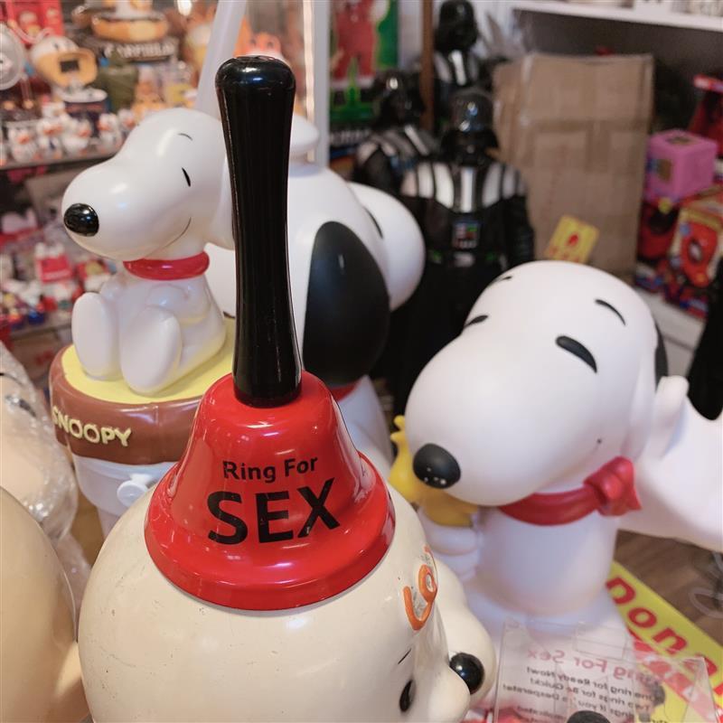 Ring for sex整人情趣礼品手摇铃铛酒吧叫餐传唤创意圣诞礼物盒装