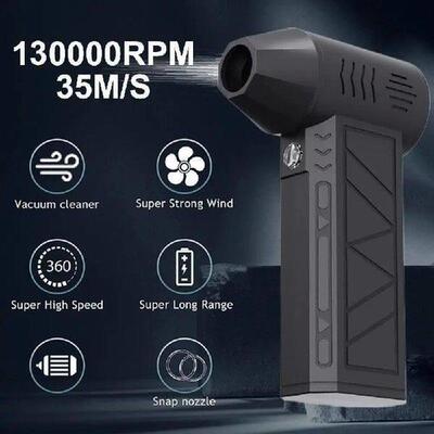 Wind Speed 35m/s 130000RPM Turbofan Powerful Dust Removal