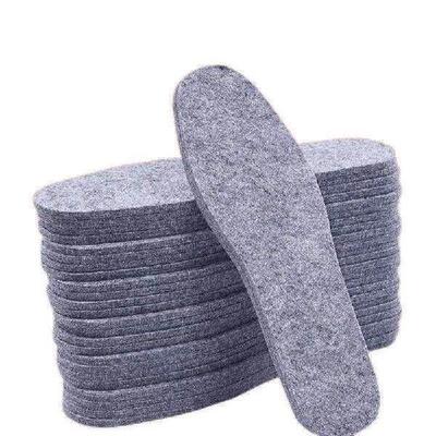5 Pairs Thermal Wool Felt Insoles Thicken Warm Insole for