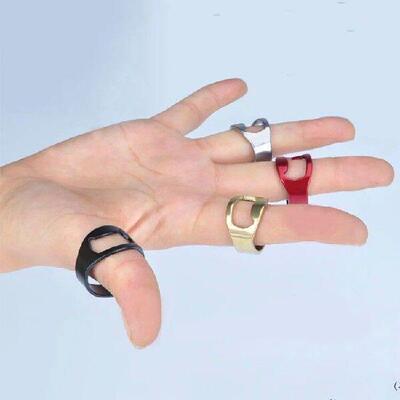 Portable Beer Thumb Bottles Opener Unique Stainless Steel